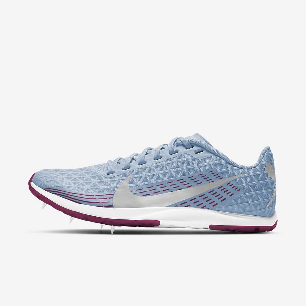 Pointes Athlétisme Nike Zoom Rival XC Bleu 0385-426 Leche Blue/True Berry/Silver Femme | LJS-47488803